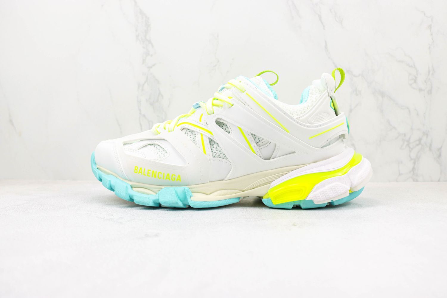 Balenciaga Track White Neon Yellow