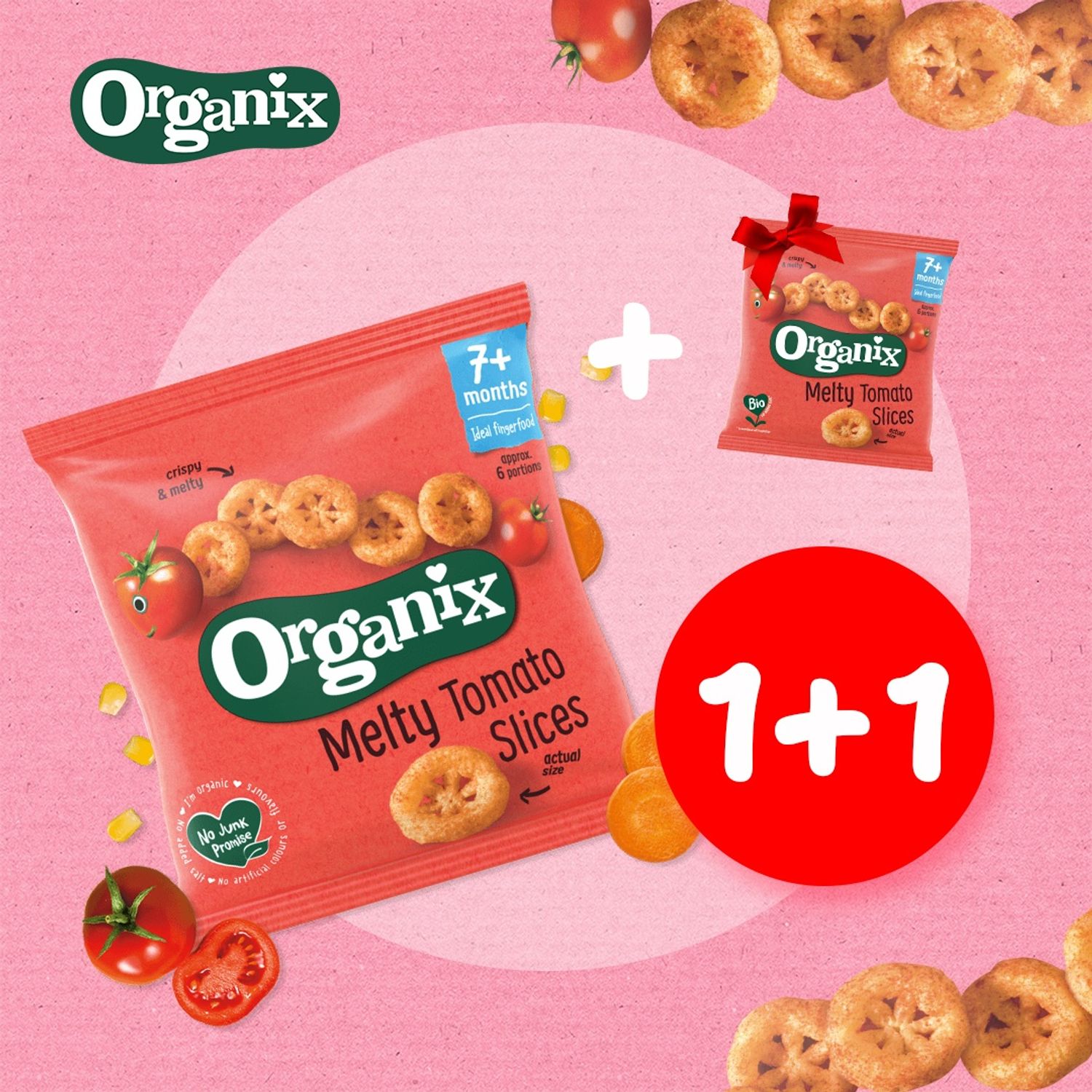 Melty Tomato Slices / Хайлдаг улаан лоолийн чипс 20гр