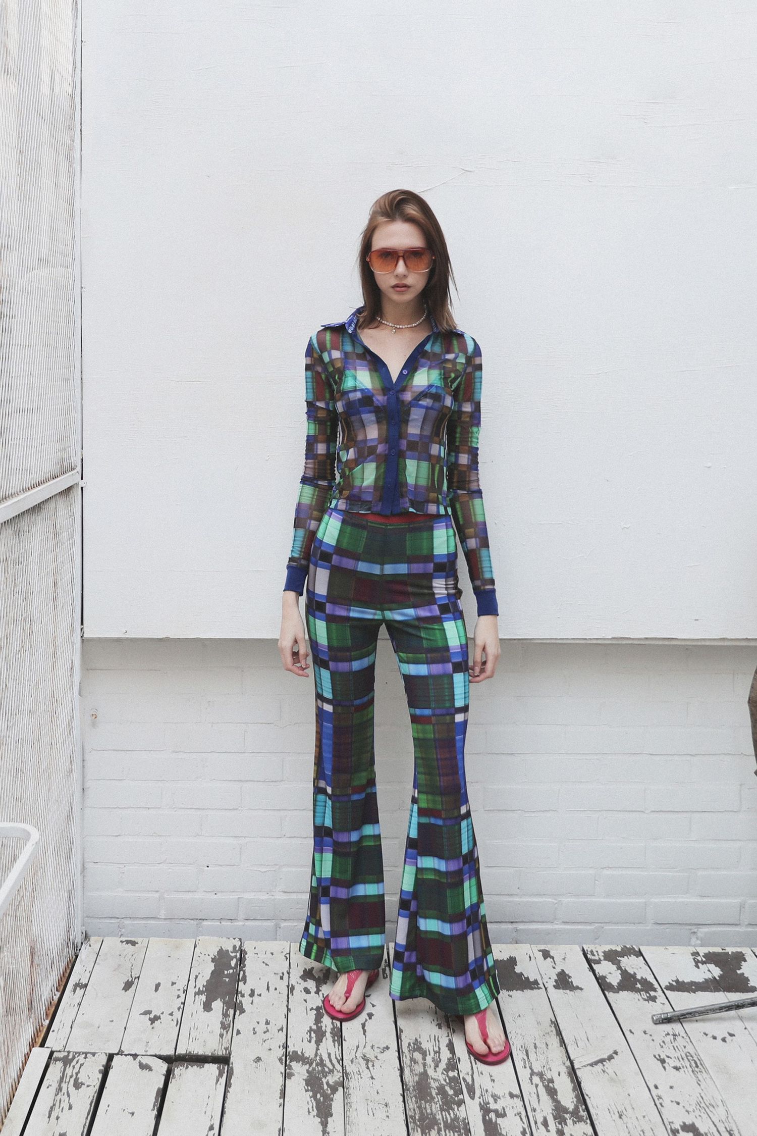 Jersey Pantaloon Pants - Glass Blue