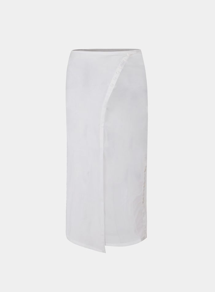 Breeze Midi Skirt - Cream