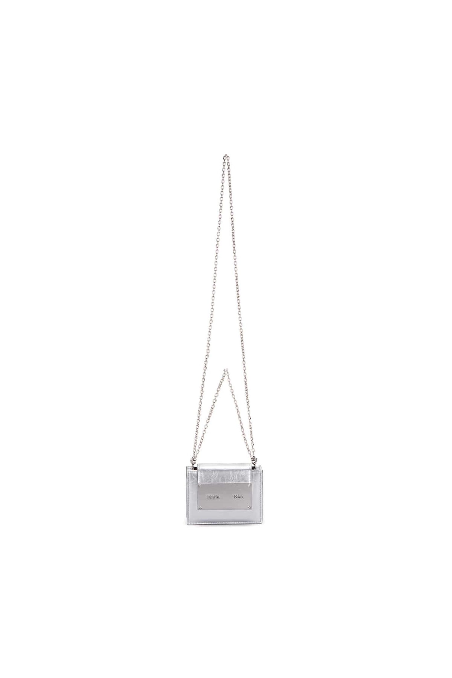 ACCORDION MINI BAG IN SILVER