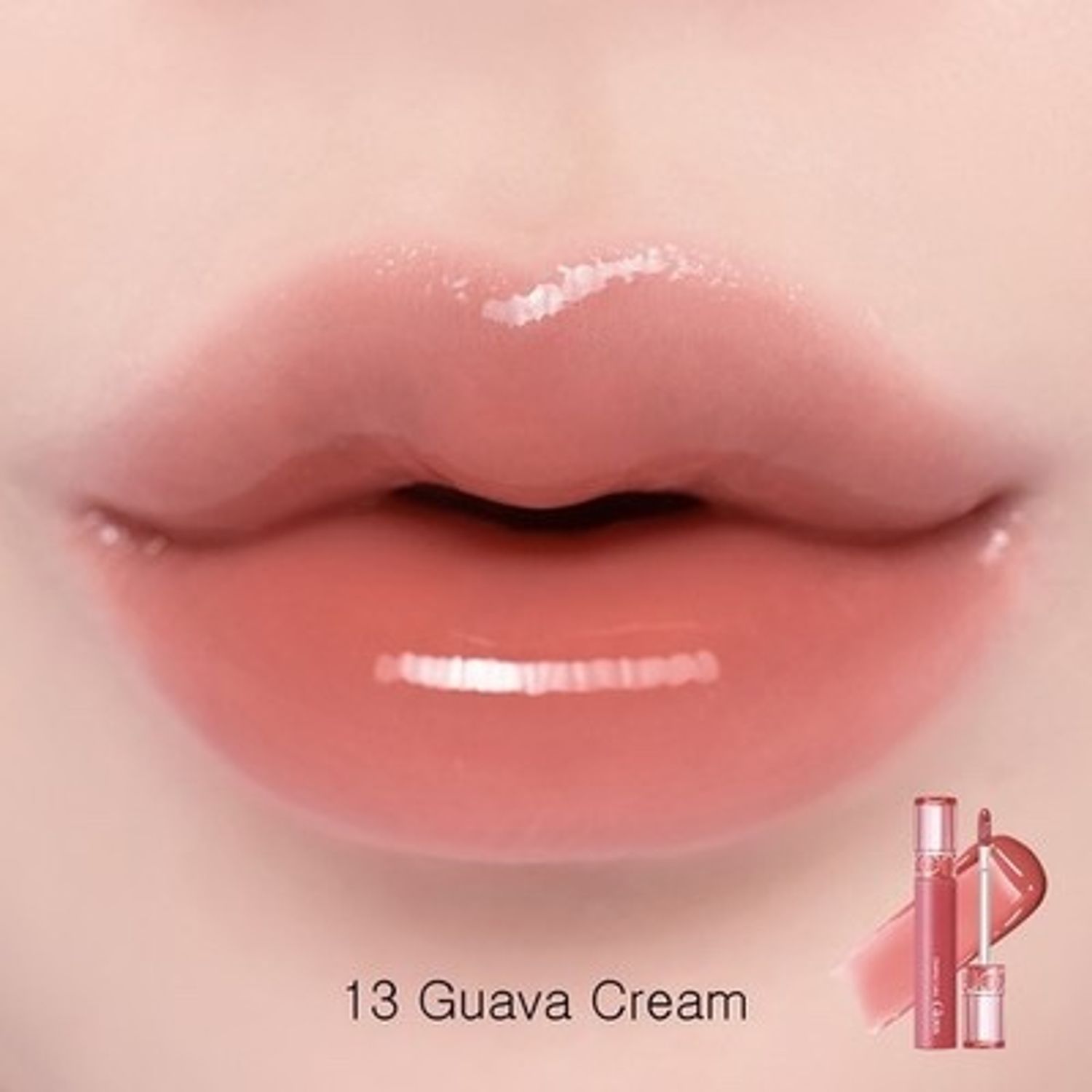 rom&nd Glasting Color Gloss 13 Guava Cream