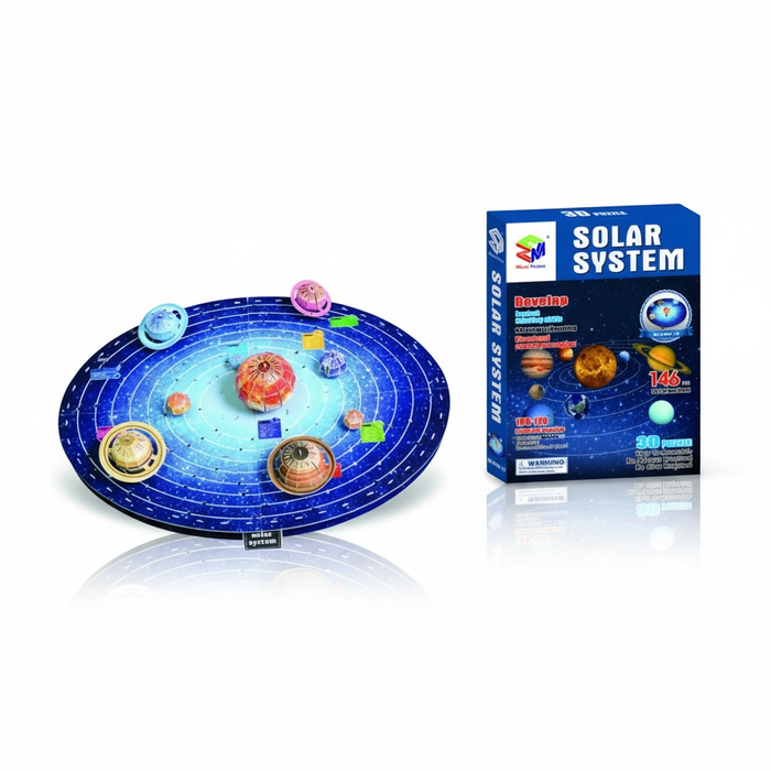 3D puzzle Solar system