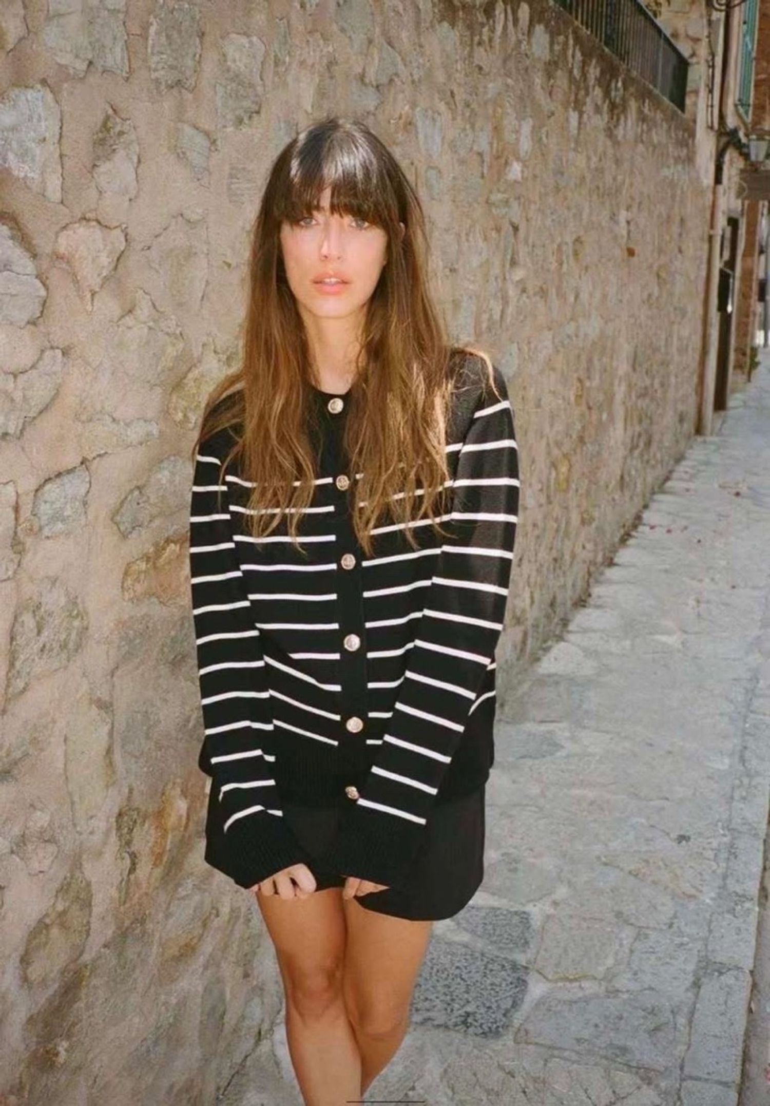 Zara stripped cardigan