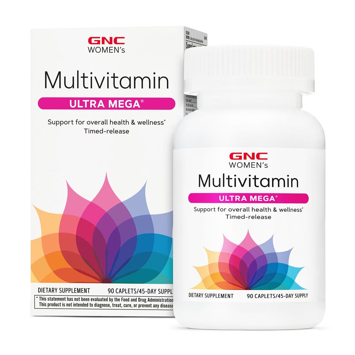 Women's Ultra Mega Multivitamin - 90 Caplets (45 Servings)