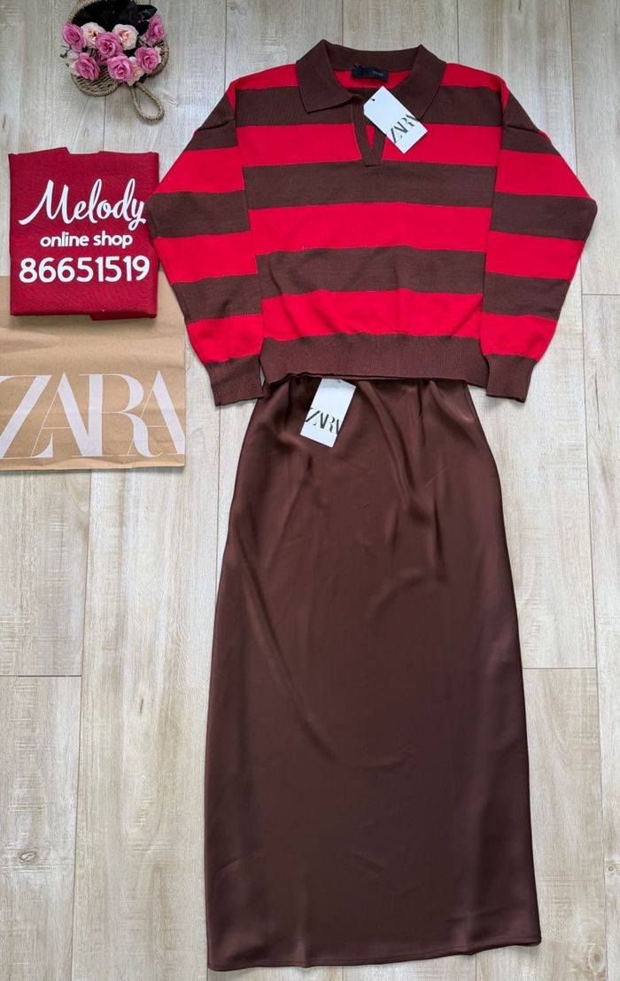 Zara silk yubka(bor)