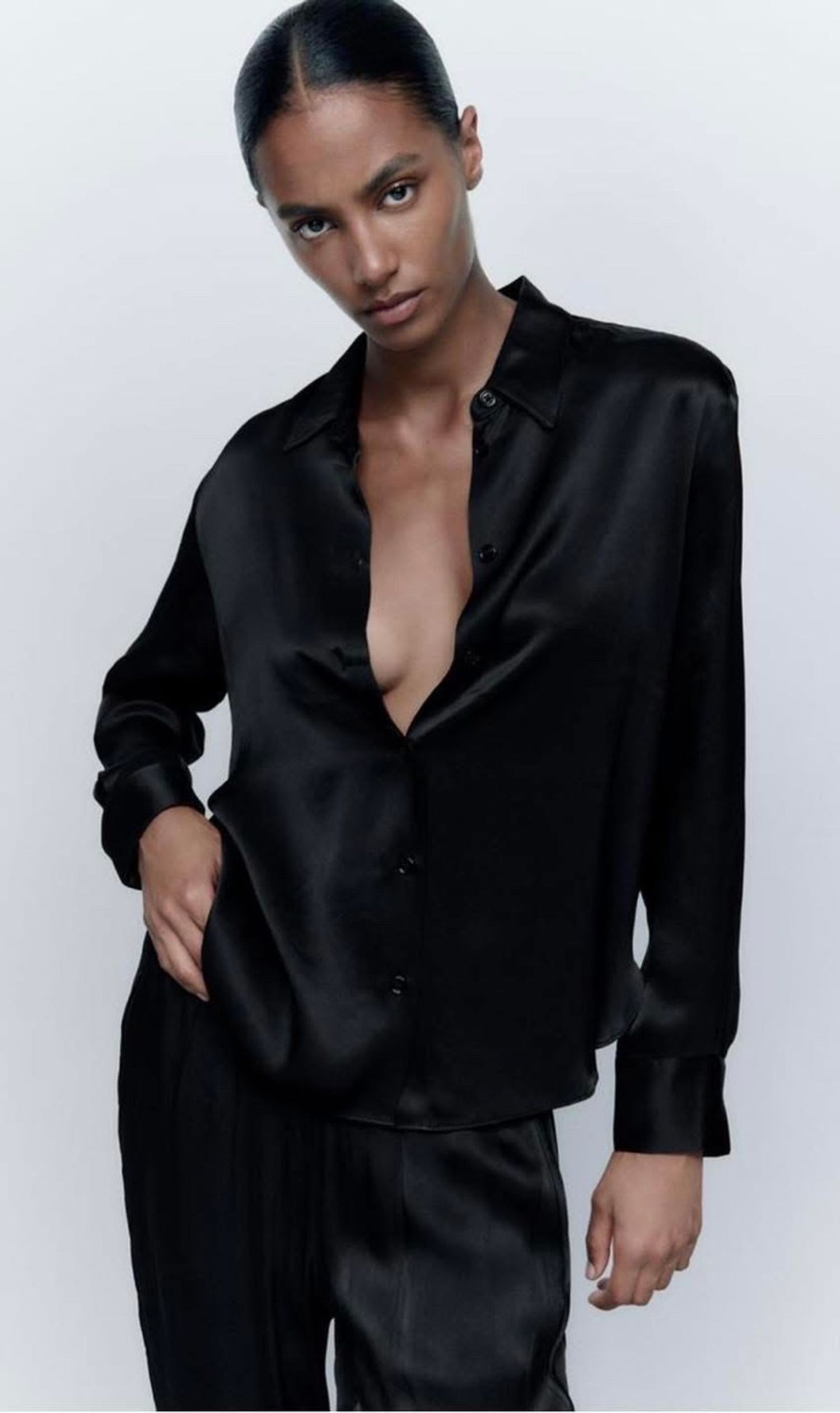 zara silk sorochik(har)