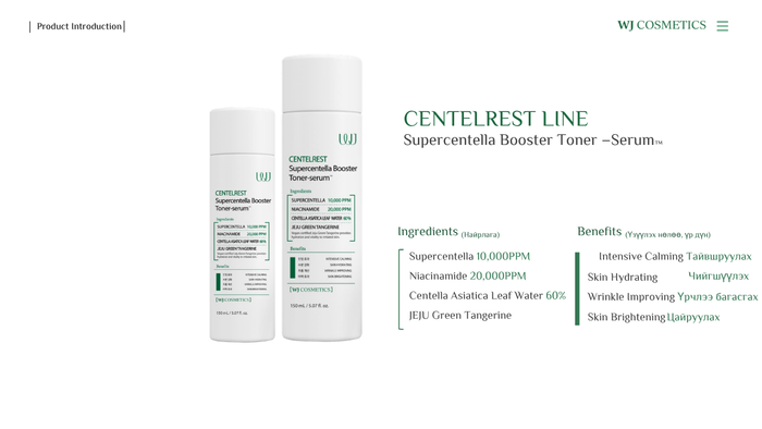 Supercentella Booster Toner –Serum