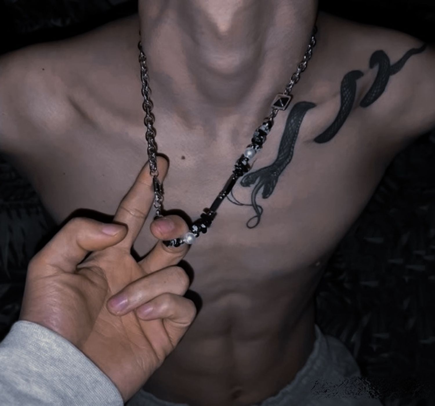 Clavicle Snake Tattoo 