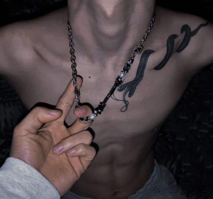 Clavicle Snake Tattoo 