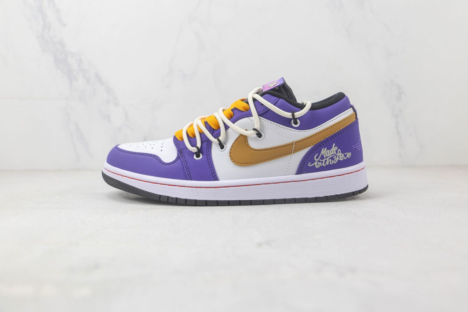 Nike Air Jordan 1 Low Drawstring Purple