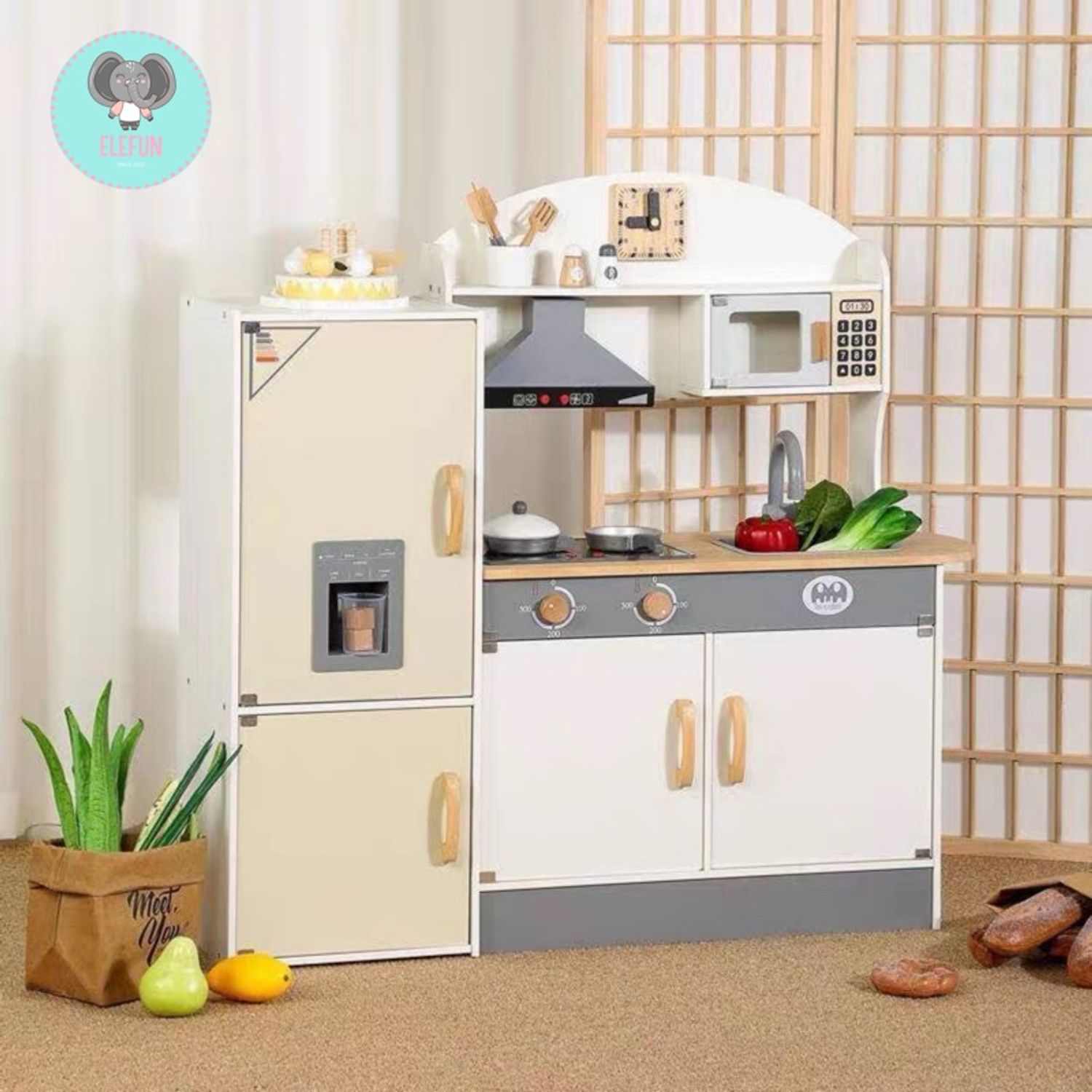 Модон хөргөгчтэй гал тогоо