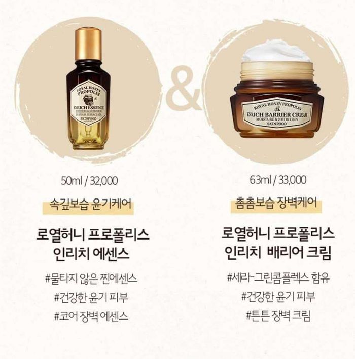 SKIN FOOD Royal honey propolis set