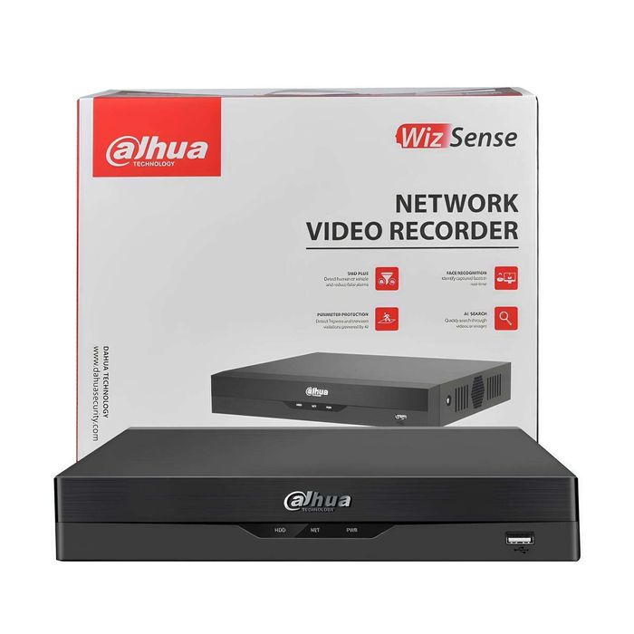 8ch, 2-HDD NVR from the Lite Series, supporting up to 12 MP resolution