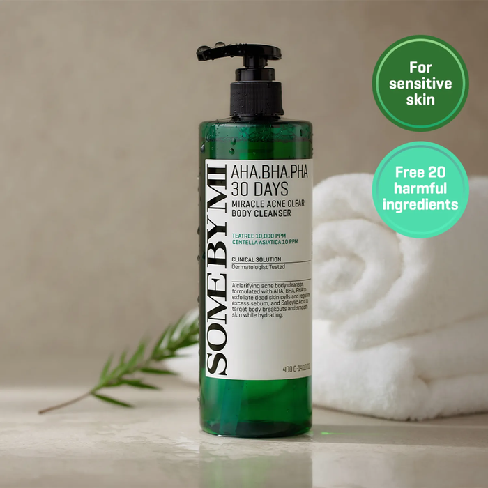 SOMEBYMI AHA BHA PHA 30 Days Miracle Acne Clear Body Cleanser  400 g