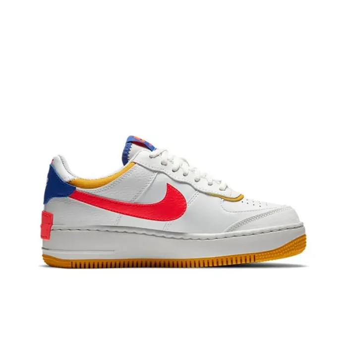 Nike Air Force 1 Low Shadow White Flash Crimson Astronomy Blue 