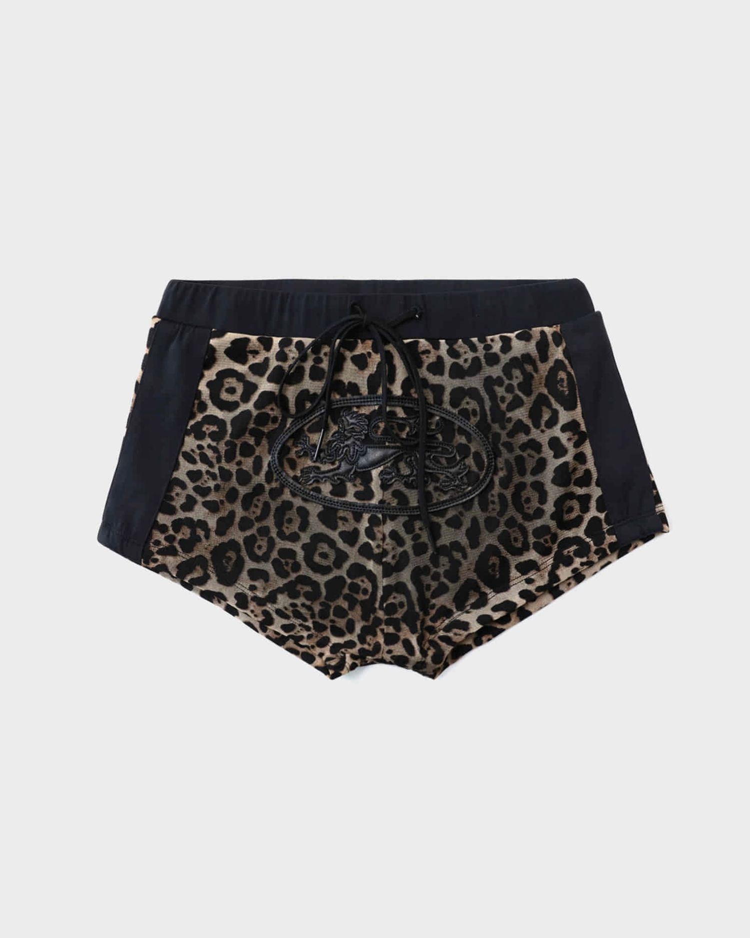 Mystic Boy Shorts - Brown Leopard