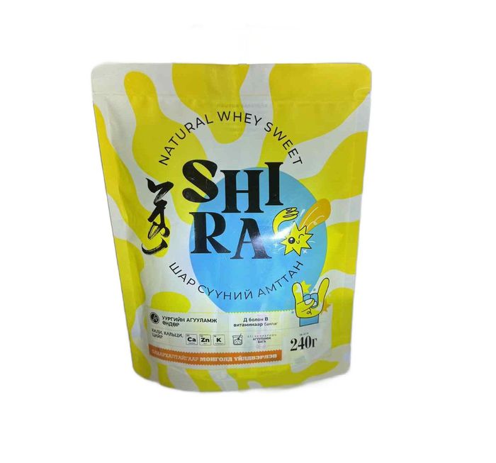 Чихэр Shira шар сүүний 240гр 
