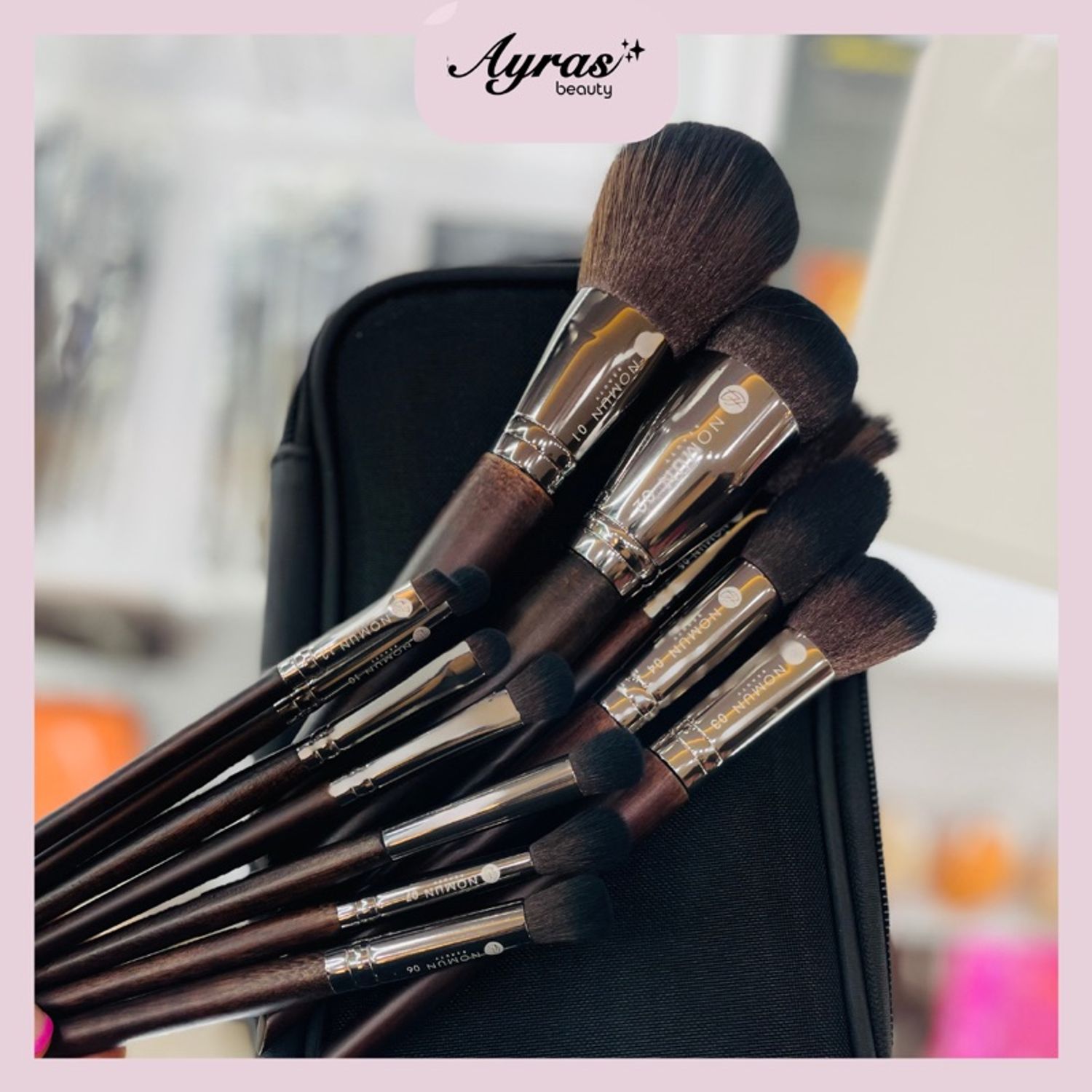 Nomun beauty brown brush set