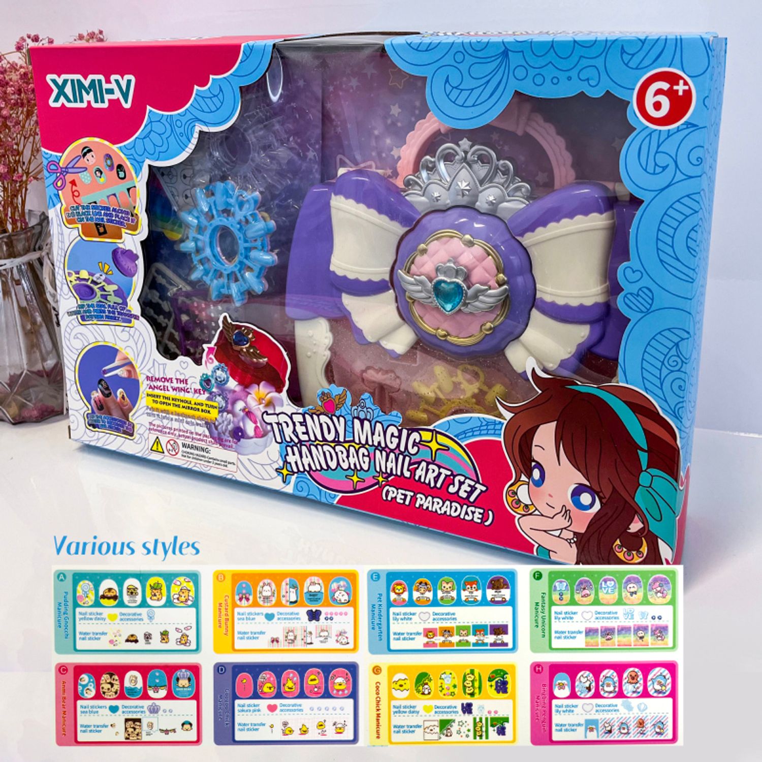 Trendy Magic Handbag Nail Art Set (Pet Paradise )