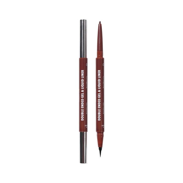 Moira double ended gel liquid liner /002/ brown
