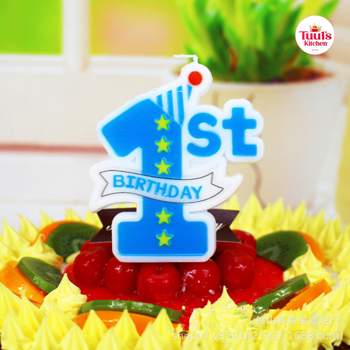First birthday лаа / Цэнхэр, Ягаан /