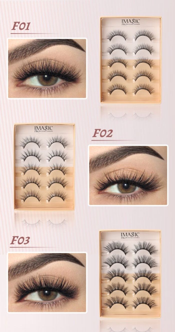 IM Handmade 5pairs eyelash 1+1
