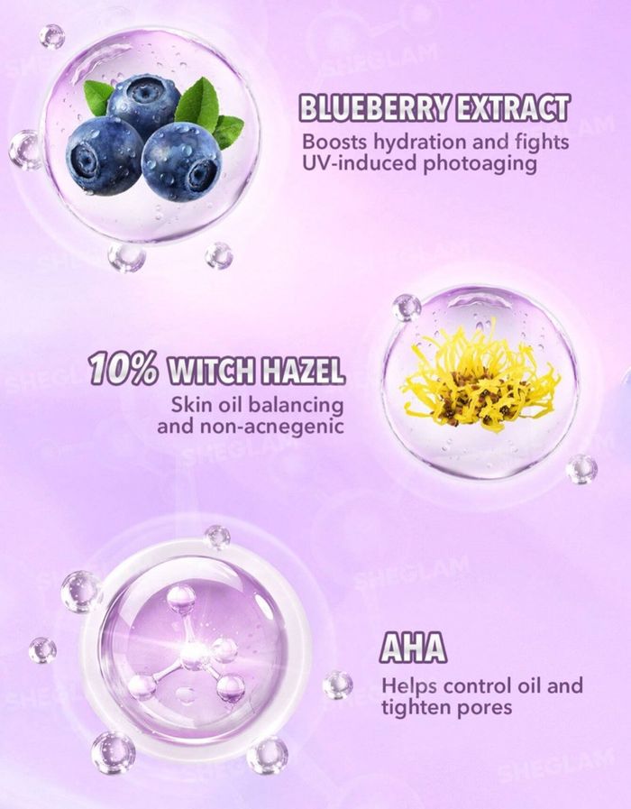 Good Grip Hydration Primer-Blueberry + AHA