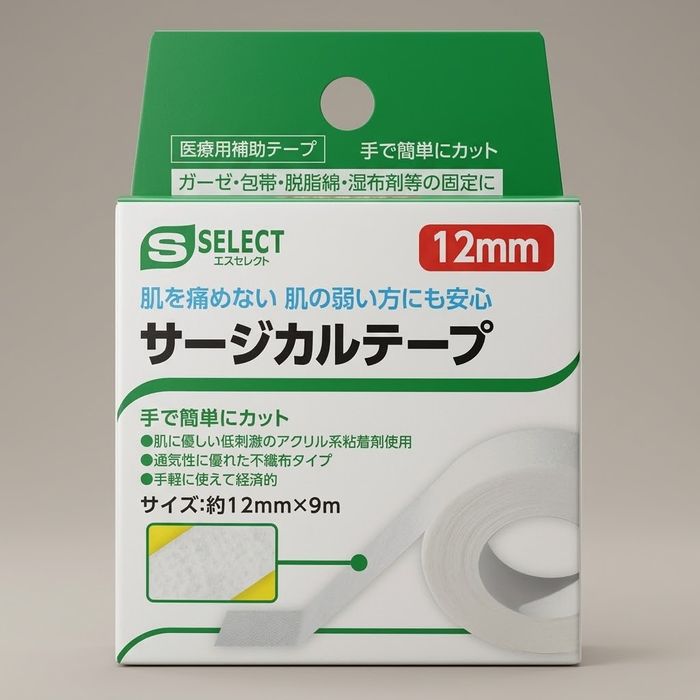S-Select мэс заслын наалт (эмнэлгийн скоч), нэхмэл бус 12 мм