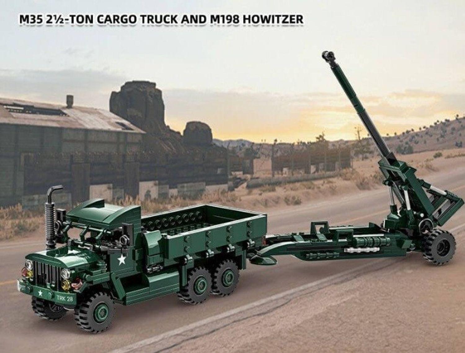M-35cargo truck and M198Howitzer