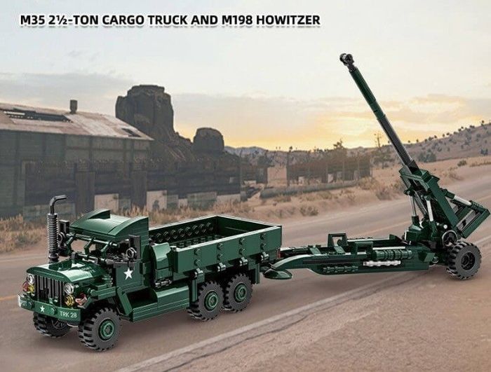 M-35cargo truck and M198Howitzer