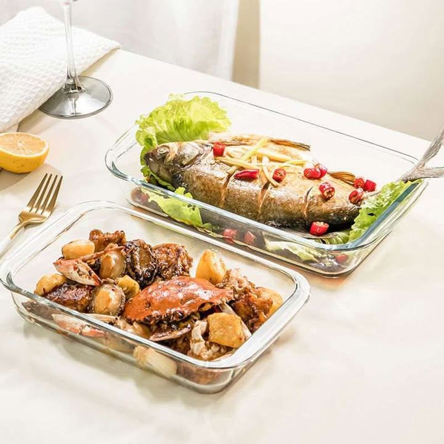  Шарах зуухны шилэн таваг дугуй 26см