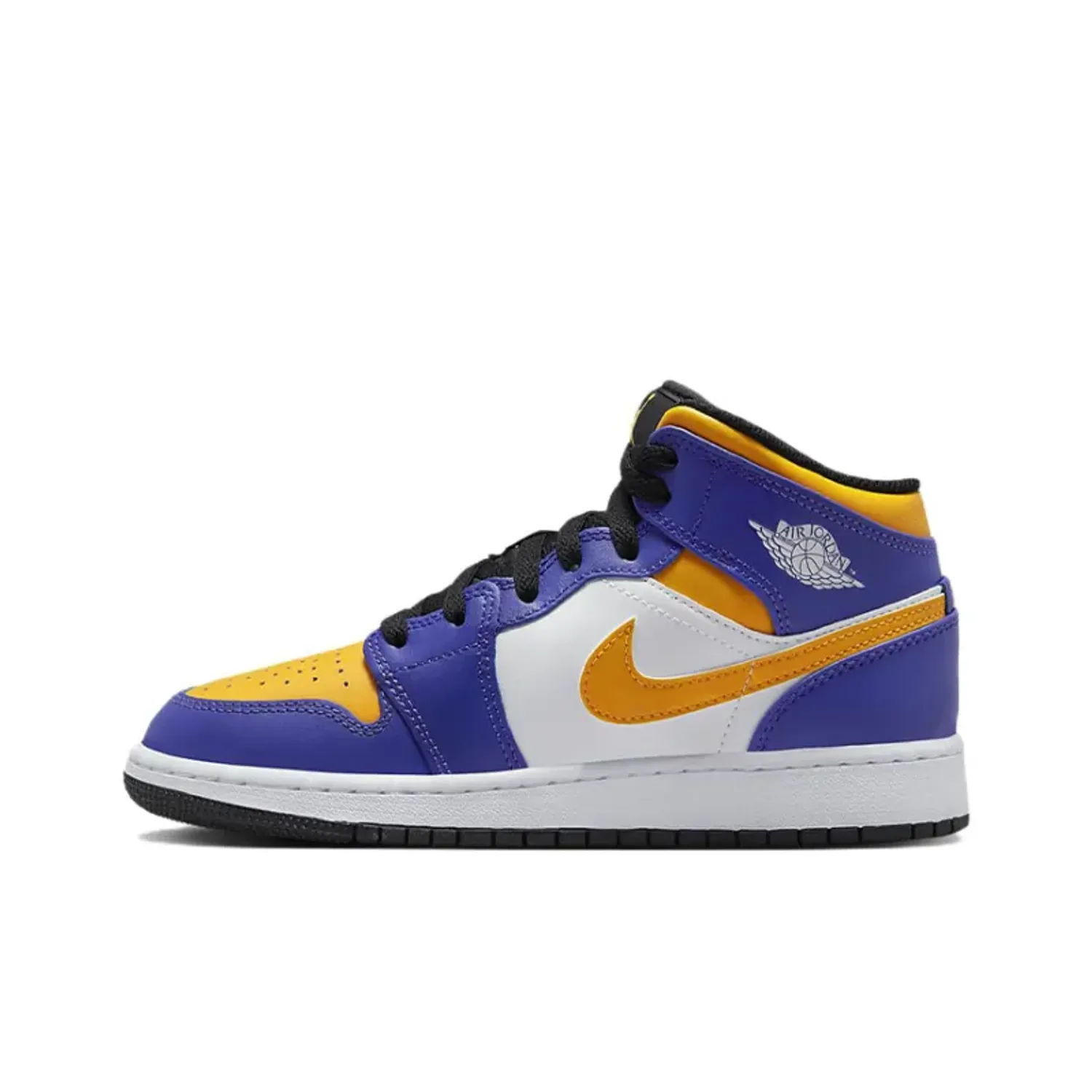 Jordan 1 Mid Lakers 2022 GS