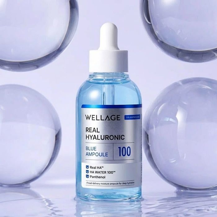 WELLAGE Real Hyaluronic Blue 100 Ampoule (60ml)