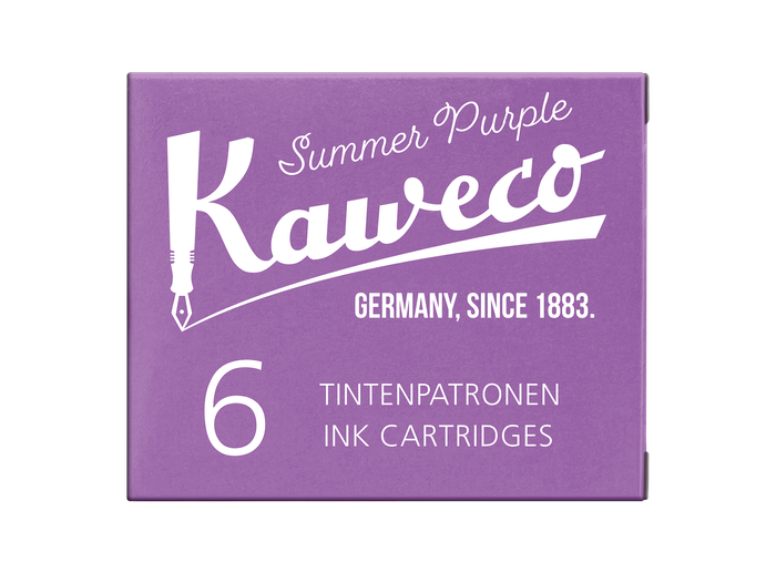 Kaweco Ink Cartridges 6 Pieces Summer Purple