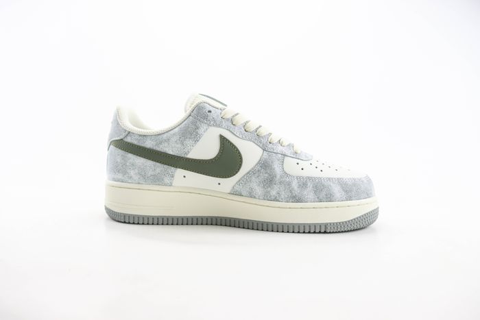 Fashion Nike Air Force 1 Low Beige/Military Green/Grey