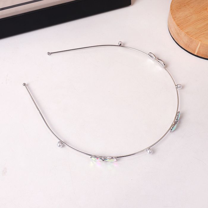 Bowknot Rhinestone Alloy Headband