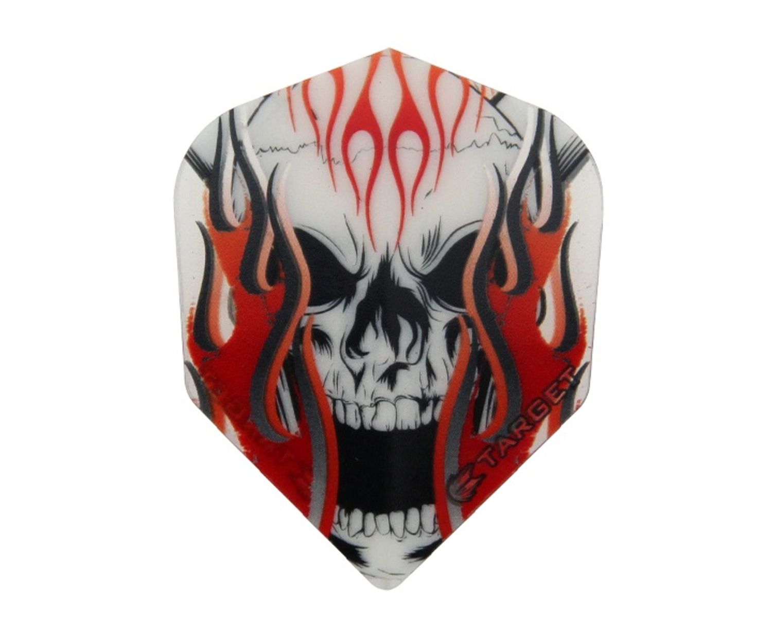 Target Vision Red Flame Skull 117820