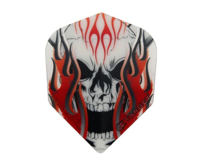 Target Vision Red Flame Skull 117820