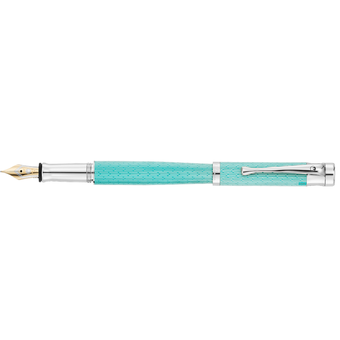Tango cap and shaft with Imagination pattern brilliant aquamarine Fountain Pen 