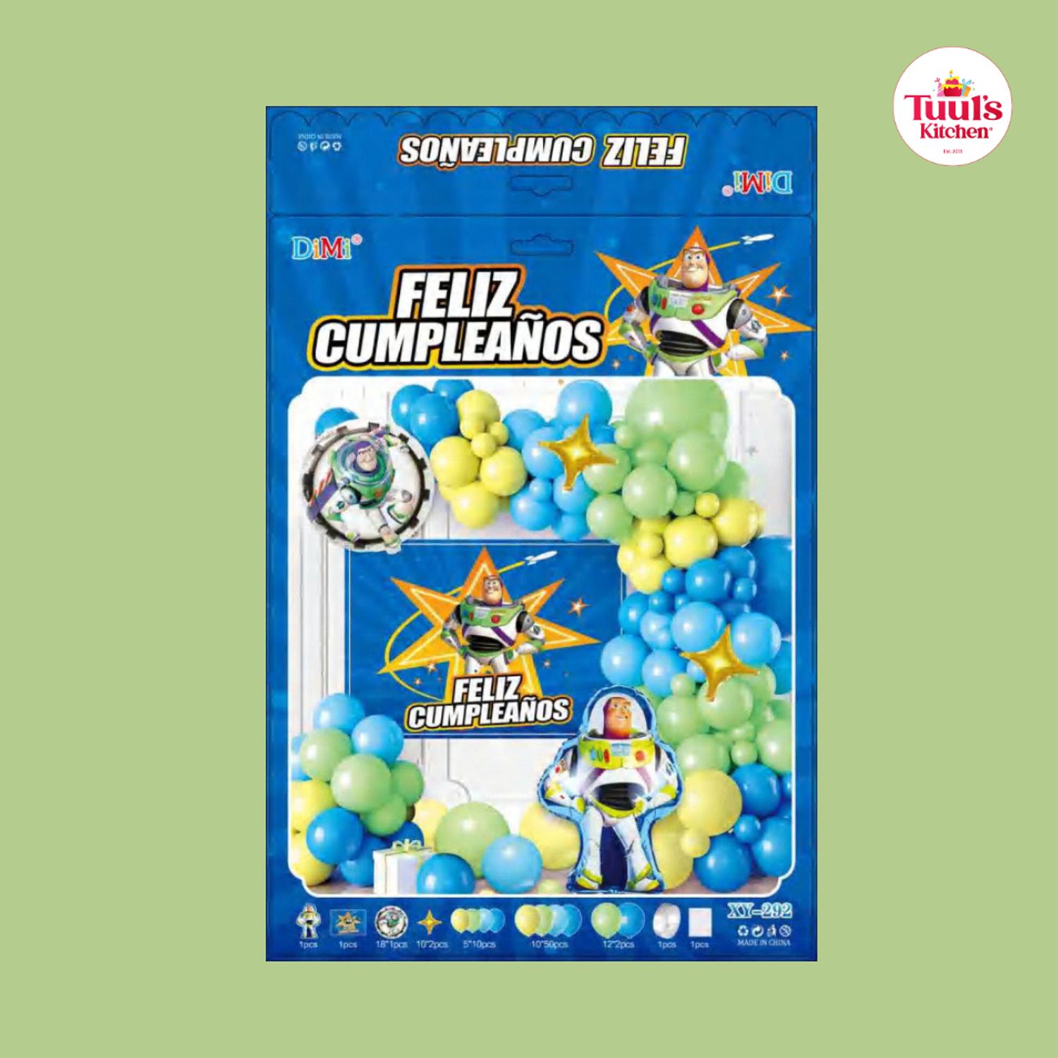 Buzz Lightyear төрсөн өдрийн шаарны сэт