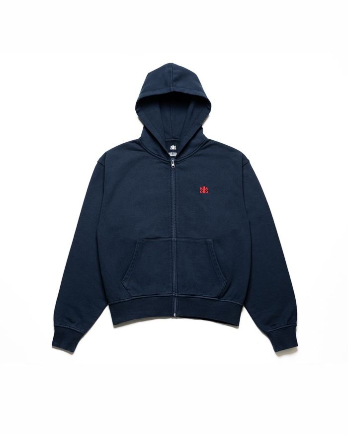Pre-Order Navy Washed Z/Hoodie