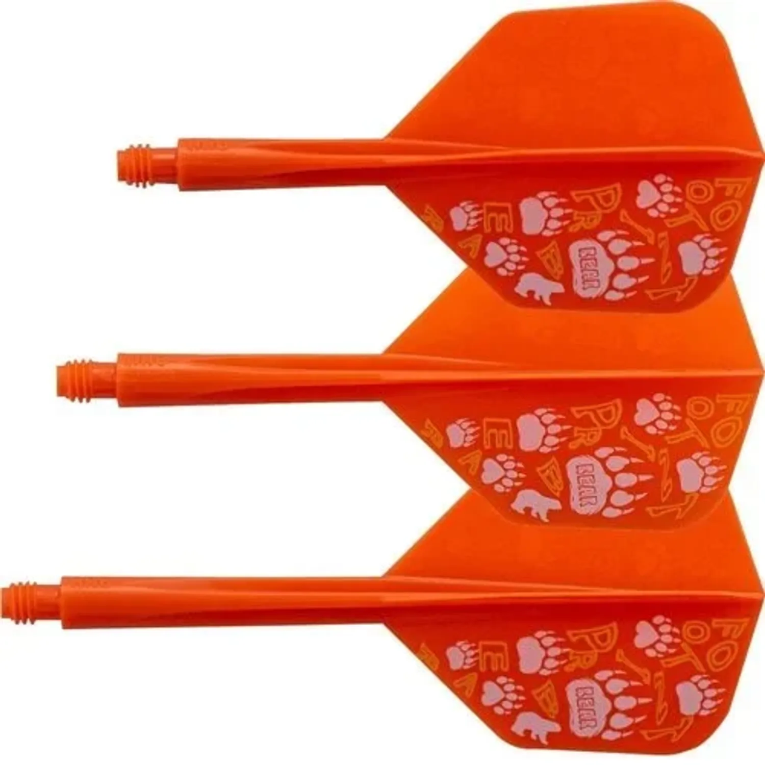  CONDOR AXE FLIGHTS - Footprint Bear -Small Orange