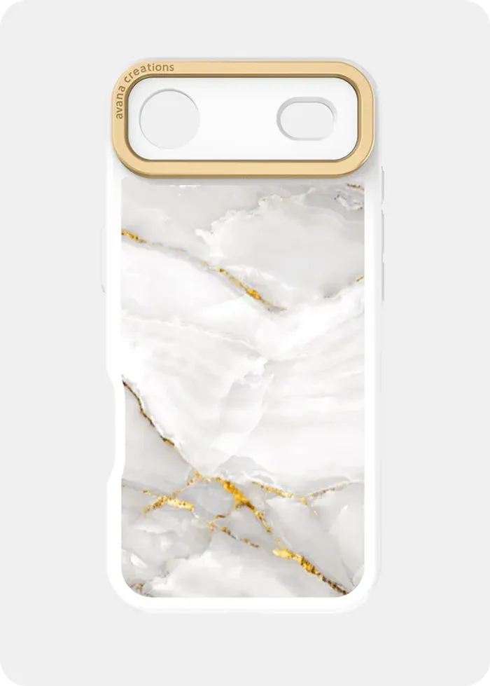 iPhone Air marbly pearl white  