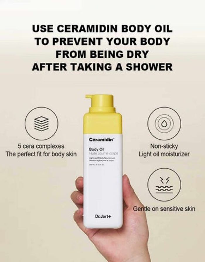 dr.jart Ceramidin Body Oil