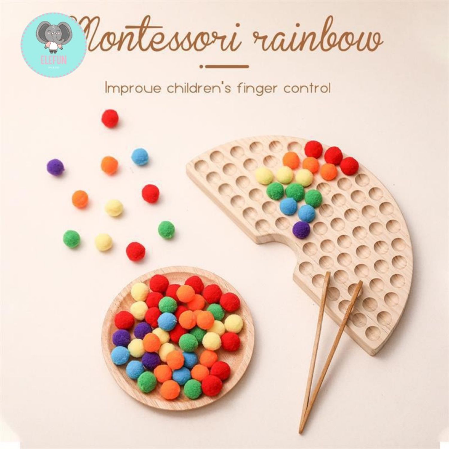 Montessori rainbow