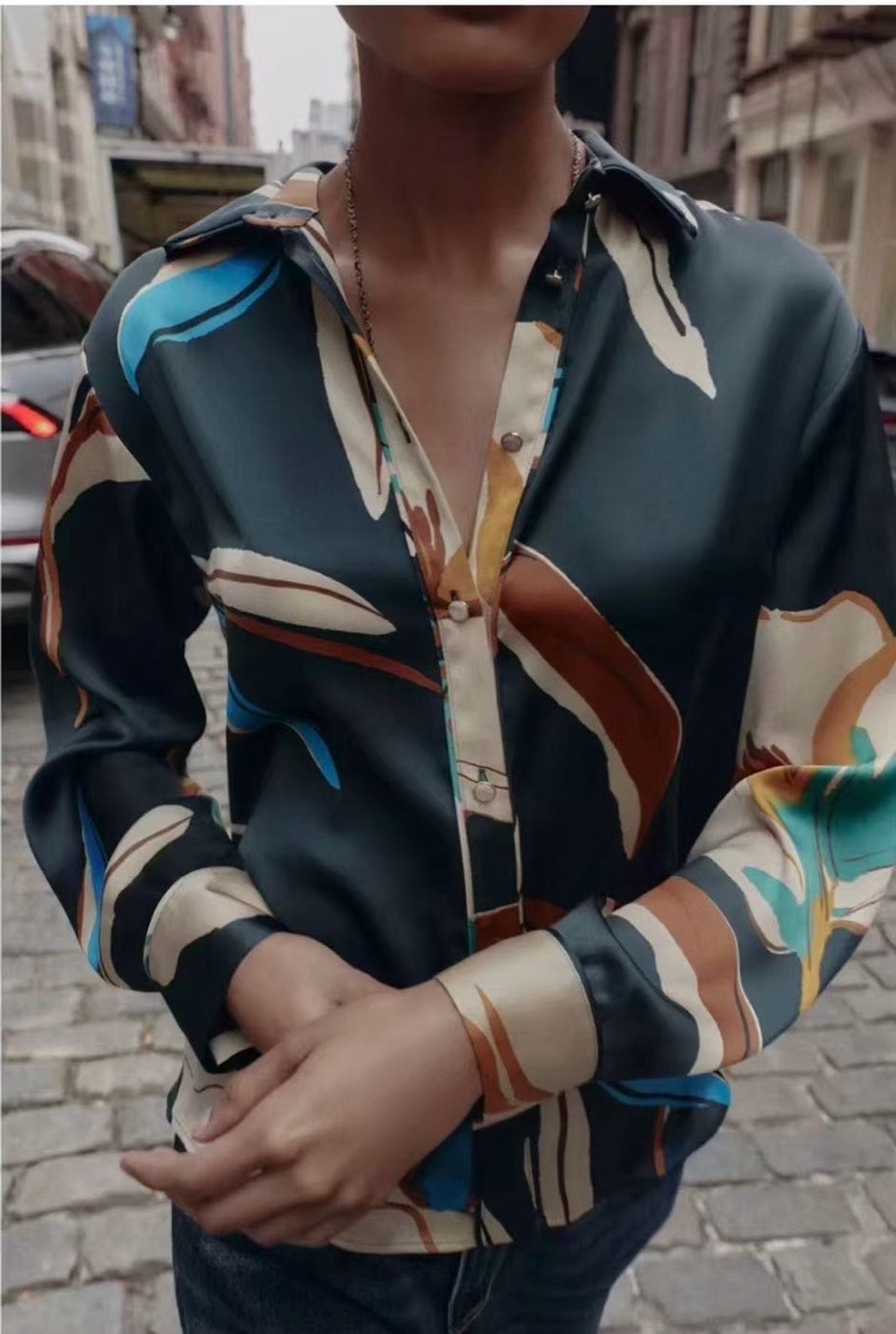 Zara silk heetei sorochik