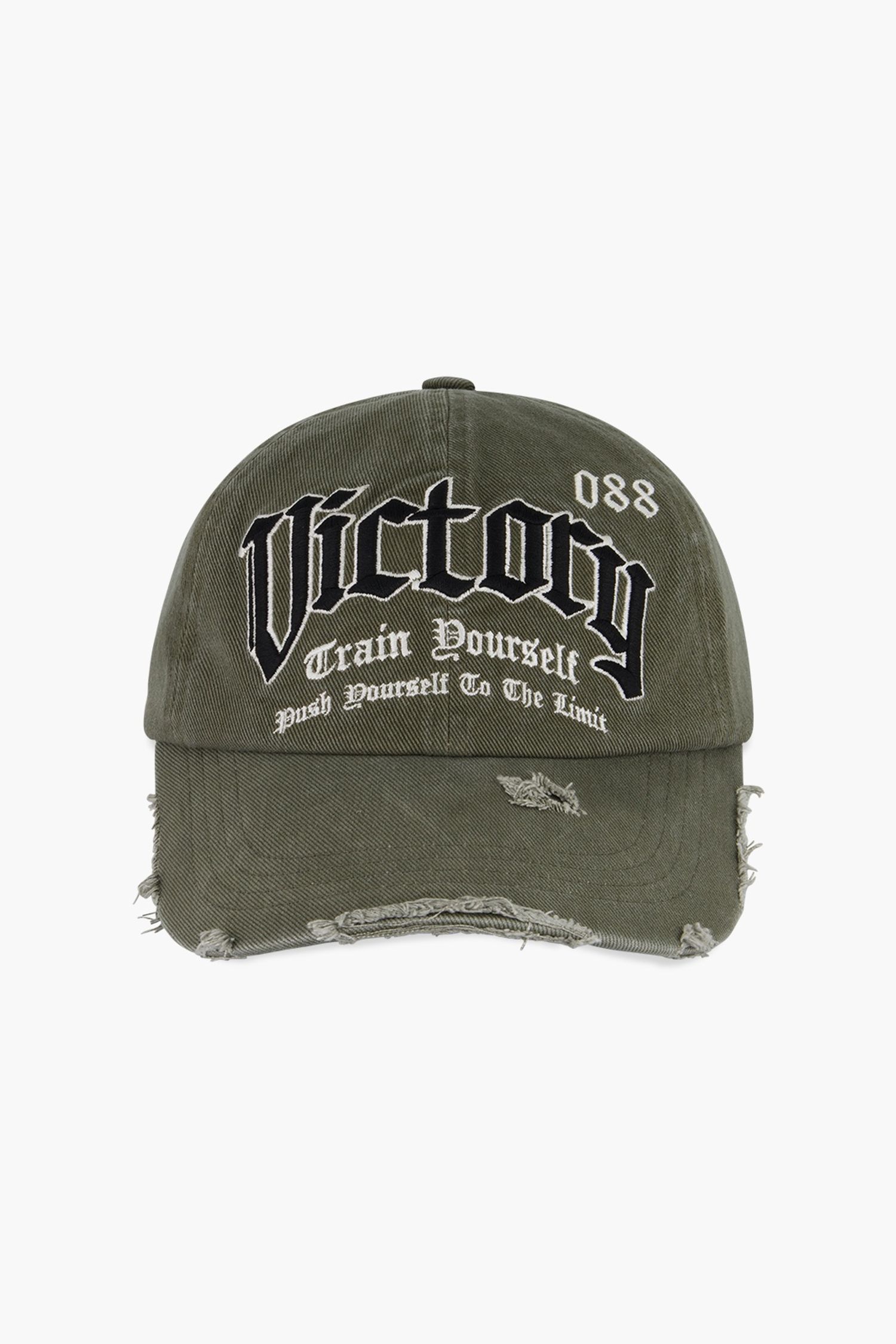 Visor Damage Ball Cap Khaki