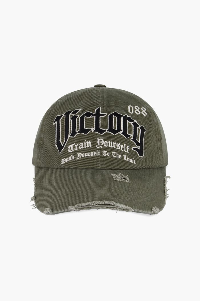 Visor Damage Ball Cap Khaki