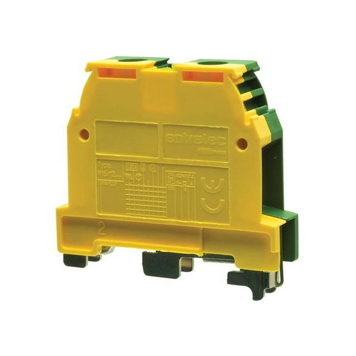 M16/12.P Screw Clamp Terminal Blocks - Feed-through - Ground - Green/Yellow 1SNA165130R2300 (Холболтын клемм)